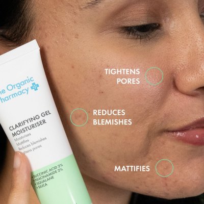 The Organic Pharmacy Clarifying Gel Moisturiser 40ml.