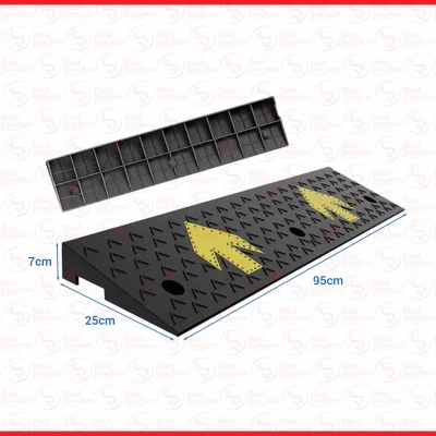 Safety Rubber Ramp Arrow / Tanjakan Karet Rubber Alas Pijakan Miring