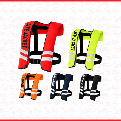 Life Jacket Automatic Pelampung Otomatis Gas CO2 - 2 Garis Reflektif