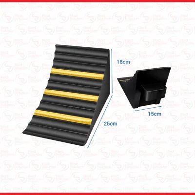 Rubber Wheel Chock Car Stopper Block / Pengganjal Ban Mobil