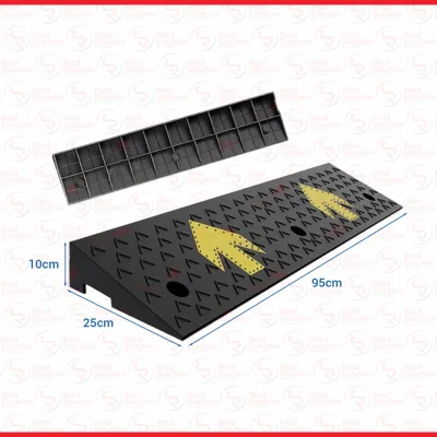 Safety Rubber Ramp Arrow / Tanjakan Karet Rubber Alas Pijakan Miring