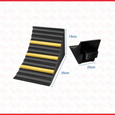 Rubber Wheel Chock Car Stopper Block / Pengganjal Ban Mobil