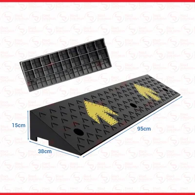 Safety Rubber Ramp Arrow / Tanjakan Karet Rubber Alas Pijakan Miring