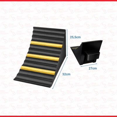 Rubber Wheel Chock Car Stopper Block / Pengganjal Ban Mobil