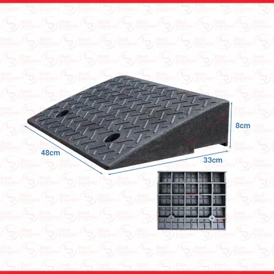 Safety Rubber Ramp Tanjakan Mobil / Tanjakan Karet Alas Pijakan Miring
