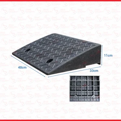 Safety Rubber Ramp Tanjakan Mobil / Tanjakan Karet Alas Pijakan Miring