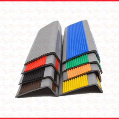 Pengaman Anti Slip Tangga Dengan Perekat Type L Step Nosing Stepnosing Karet