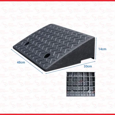 Safety Rubber Ramp Tanjakan Mobil / Tanjakan Karet Alas Pijakan Miring