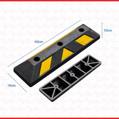 Wheel Stopper Rubber Penahan Roda / Pembatas Parkir Penganjal Ban Mobil