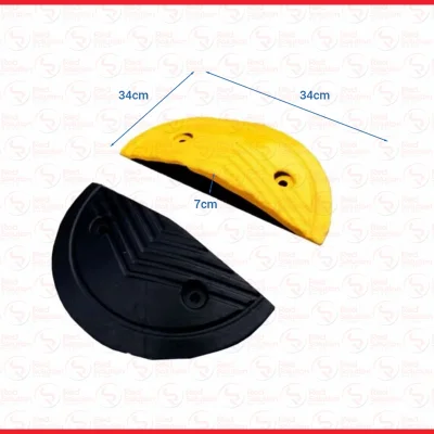 Rubber Speed Bump End Cap