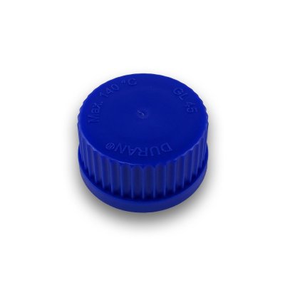 Screw cap PP. Blue GL45 #2923928, Duran