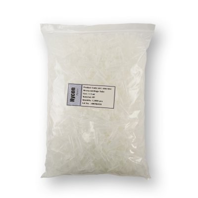 Tube plastic PP. 12x75mm. (500/pk), Hycon