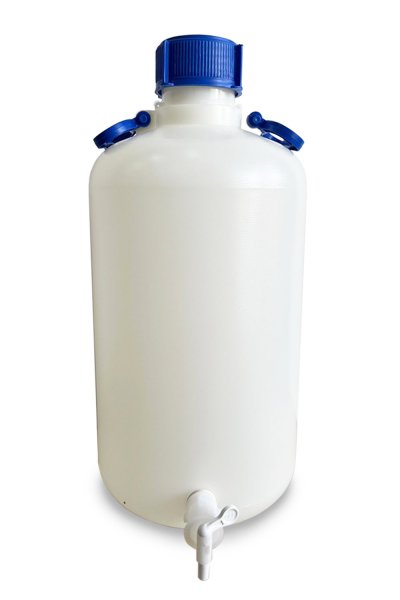 Aspirator bottle w/Stopcock 25L.#K1664, Kartell