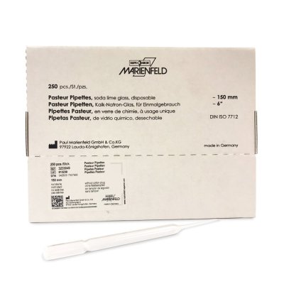 Pasteur pipette 150mm., 6''