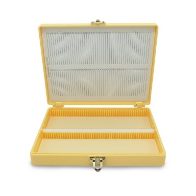 กล่องใส่สไลด์พลาสติก (Microscope Slides Box)