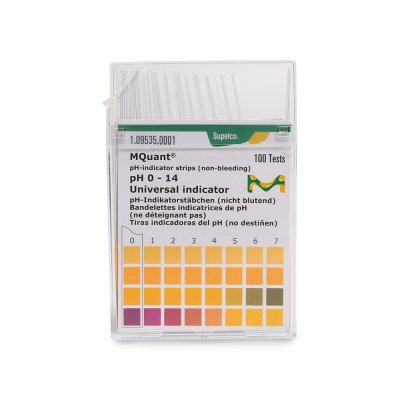กระดาษวัดค่า pH (pH Indicator paper), Merck