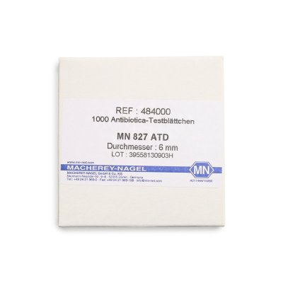 Antibiotic test disks 6mm.(pk1000)#827ATD,MN