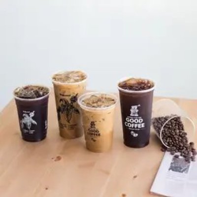 GOOD COFFEE Plastic Cup  Straight Shape 22 Oz