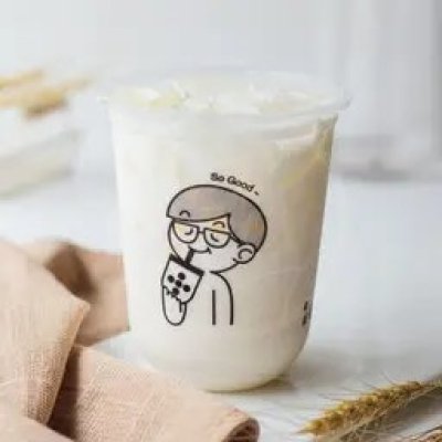 แก้ว PP ทรงยู พิมพ์ลายชาไข่มุก 16 ออนซ์