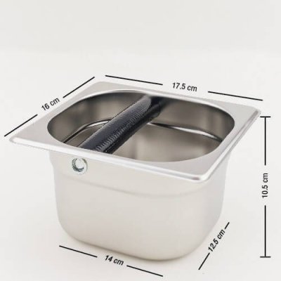 Stainless Steel Deep Knock Box Depth 10 cm