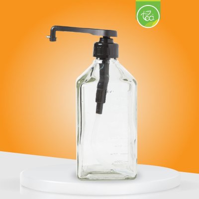 ขวดแก้วใส่น้ำเชื่อม พร้อมหัวปั๊ม 1,100 มล.