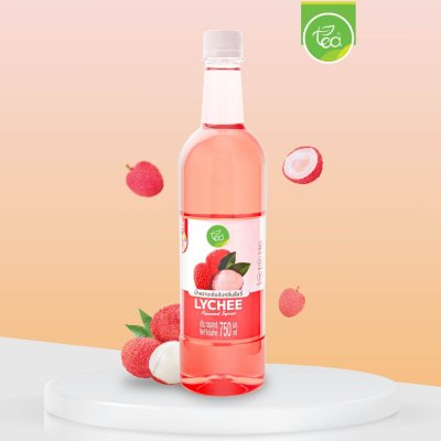 น้ำหวานเข้มข้น กลิ่นลิ้นจี่ ตราทีอีเอ 750 มิลลิลิตร