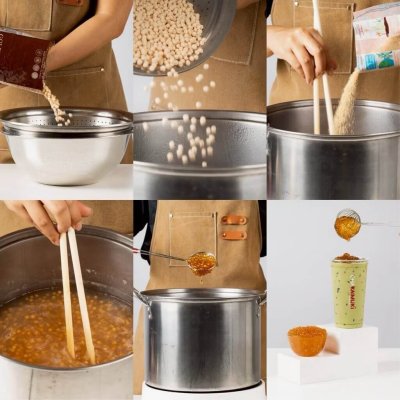 ไข่มุกทอง เม็ดไข่ปลา ตราทีอีเอ 1,000 กรัม