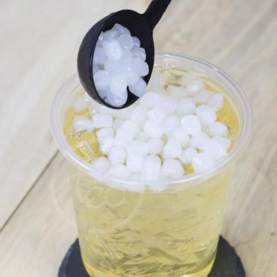 บุกไข่มุกขาว ในน้ำเชื่อม บรรจุ 800 กรัม