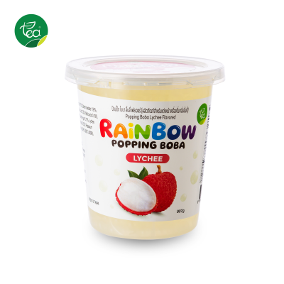 Rainbow Popping Boba Lychee Flavor 907 g.