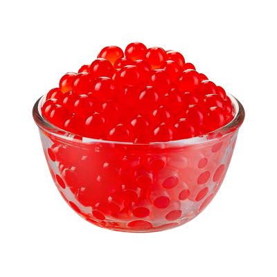 Rainbow Popping Boba Strawberry Flavor 130 g.