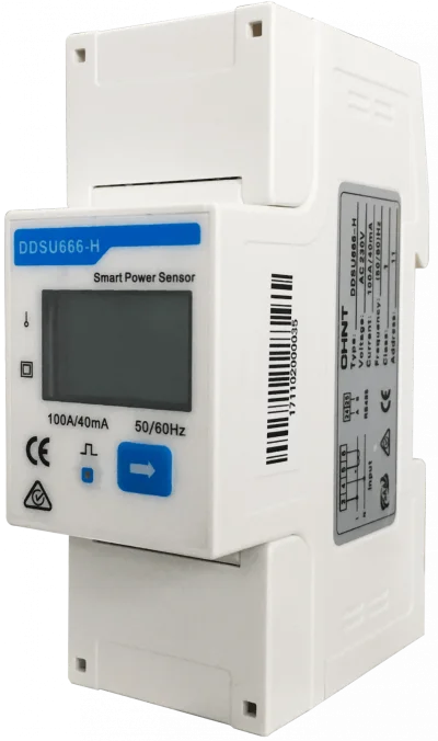 Smart Meter DDSU666-H มิเตอร์กันไฟย้อนรุ่น 1 เฟส สำหรับโซล่าอินเวอร์เตอร์ Huawei SUN2000