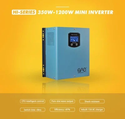 เครื่องแปลงไฟ อินเวอร์เตอร์ ไฮบริด RICh Pure Sine Wave Inverter HI-500W/12V