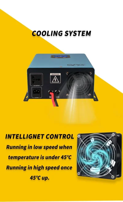 เครื่องแปลงไฟ อินเวอร์เตอร์ ไฮบริด RICh Pure Sine Wave Inverter HI-500W/12V