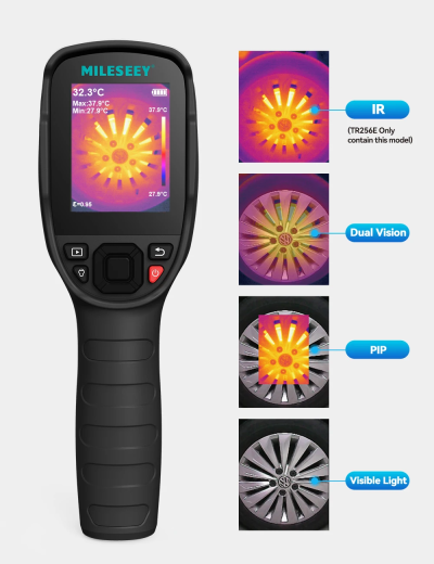 Mileseey TR256B กล้องถ่ายภาพความร้อน (Thermal Imager Camera) ความละเอียดภาพ 256 x 192 Pixel