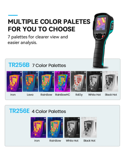 Mileseey TR256B กล้องถ่ายภาพความร้อน (Thermal Imager Camera) ความละเอียดภาพ 256 x 192 Pixel