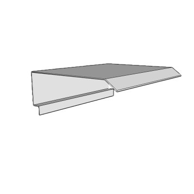 Barge Capping Flashing (ครอบข้าง)