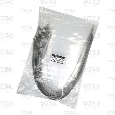 เคเบิ้ลไทร์ สแตนเลส 304 ความยาว 40 นิ้ว x กว้าง 16 มิลลิเมตร แบบมาตรฐาน (แพ็คใหญ่ 100 เส้น/แพ็ค)