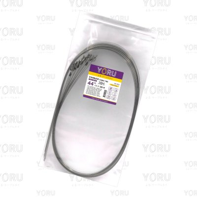 เคเบิ้ลไทร์ สแตนเลส 304 ความยาว 44 นิ้ว x กว้าง 4.6 มิลลิเมตร แบบมาตรฐาน (แพ็คปลีก 30 เส้น/แพ็ค)