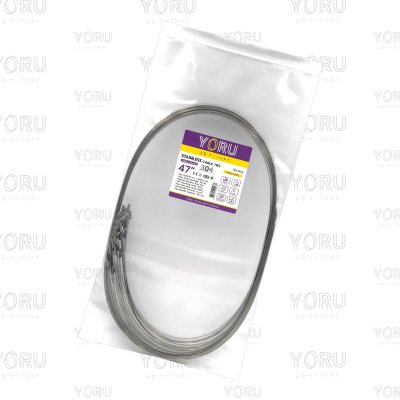 เคเบิ้ลไทร์ สแตนเลส 304 ความยาว 47 นิ้ว x กว้าง 4.6 มิลลิเมตร แบบมาตรฐาน (แพ็คปลีก 30 เส้น/แพ็ค)