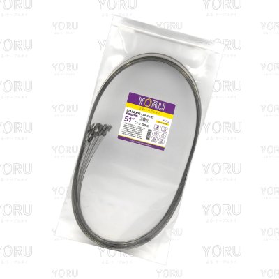 เคเบิ้ลไทร์ สแตนเลส 304 ความยาว 51 นิ้ว x กว้าง 4.6 มิลลิเมตร แบบมาตรฐาน (แพ็คปลีก 30 เส้น/แพ็ค)