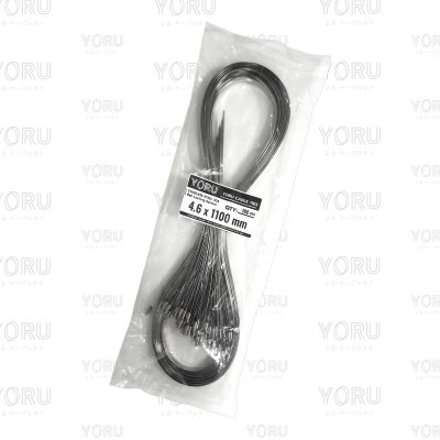 เคเบิ้ลไทร์ สแตนเลส 304 ความยาว 44 นิ้ว x กว้าง 4.6 มิลลิเมตร แบบมาตรฐาน (แพ็คใหญ่ 100 เส้น/แพ็ค)