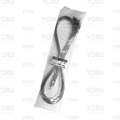 เคเบิ้ลไทร์ สแตนเลส 304 ความยาว 59 นิ้ว x กว้าง 4.6 มิลลิเมตร แบบมาตรฐาน (แพ็คใหญ่ 100 เส้น/แพ็ค)