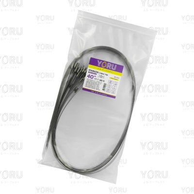 เคเบิ้ลไทร์ สแตนเลส 304 ความยาว 32 นิ้ว x กว้าง 9 มิลลิเมตร แบบมาตรฐาน (แพ็คปลีก 30 เส้น/แพ็ค)