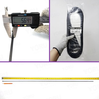 เคเบิ้ลไทร์ สแตนเลส 304 สีดำ เคลือบ PVC ยาว 47 นิ้ว x กว้าง 4.6 มิลลิเมตร (แพ็คใหญ่ 100 เส้น/แพ็ค)