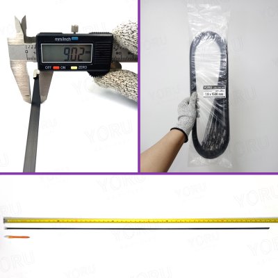 เคเบิ้ลไทร์ สแตนเลส 304 สีดำ เคลือบ PVC ยาว 59 นิ้ว x กว้าง 7.9 มิลลิเมตร (แพ็คใหญ่ 100 เส้น/แพ็ค)