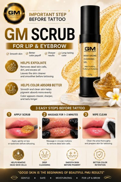 GM Moisturizing Cleansing Gel 20 g / สคับปากและคิ้ว