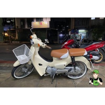 ชุดล้อ + ยางขอบขาวHonda all new supercub LED แถมฟรียางใน