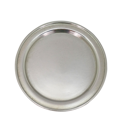 Pewter Round Coaster 11 cms.