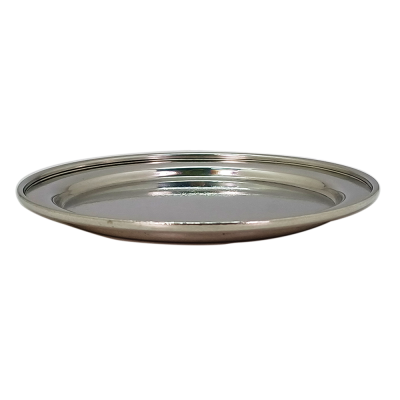 Pewter Round Coaster 11 cms.