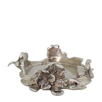 Pewter Candle Holder_FLOWER
